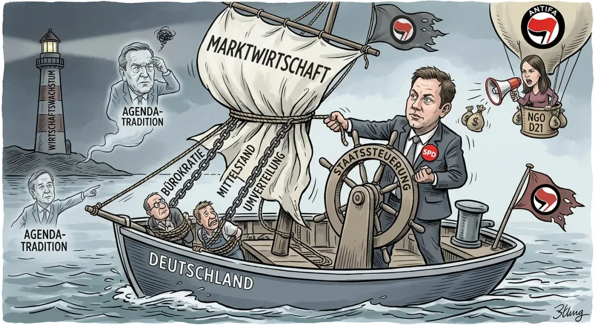 Lars Klingbeil: Zwischen Staatsdirigismus und Umverteilung