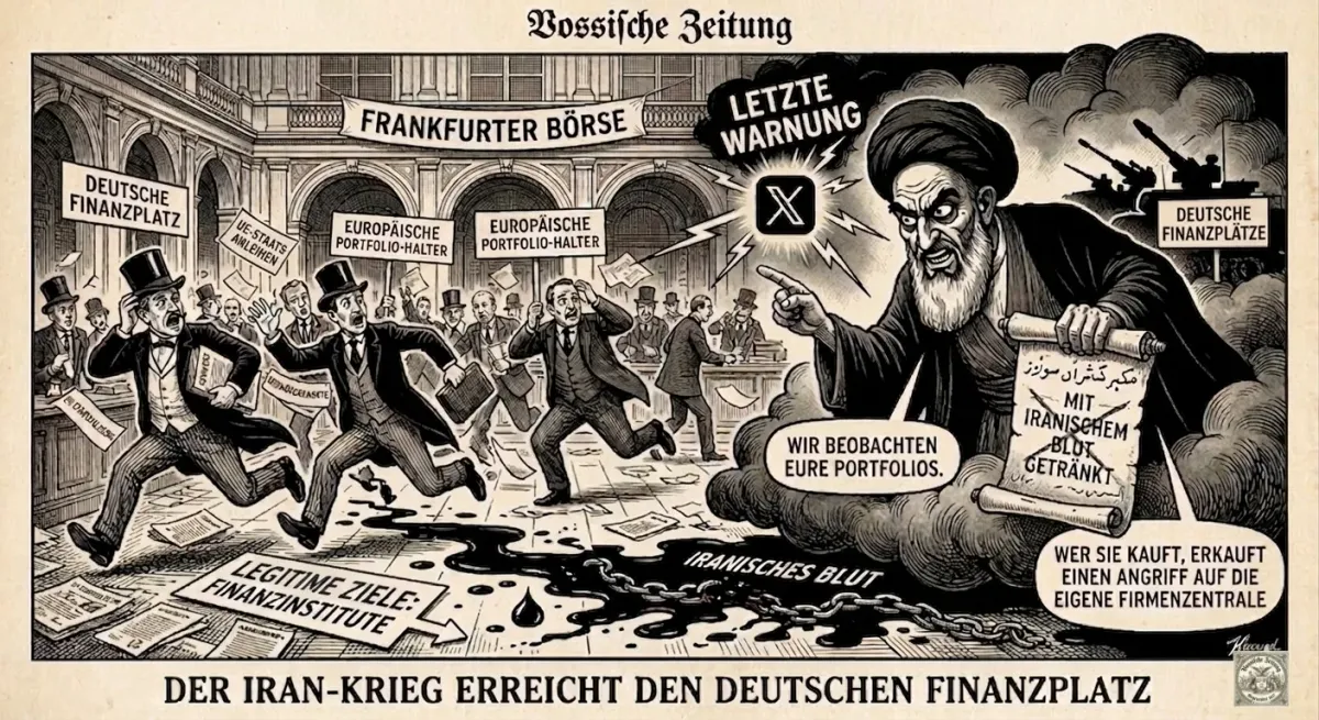 Der Iran-Krieg erreicht den deutschen Finanzplatz