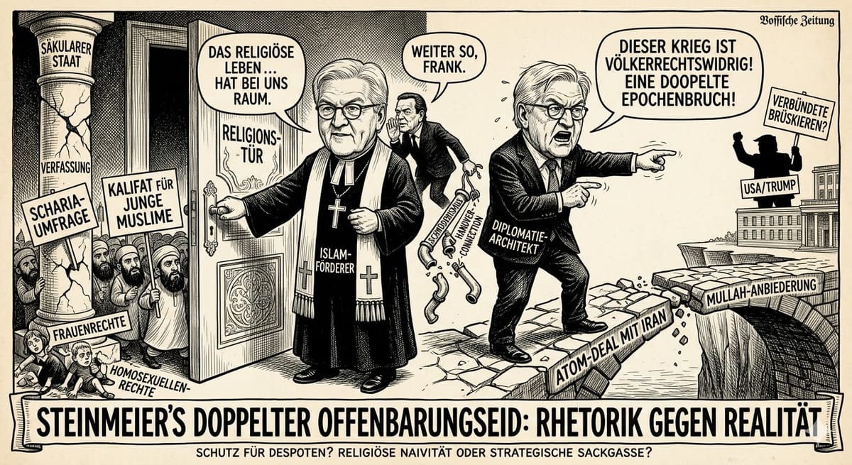 Der Schatten von Hannover – Steinmeiers fatale Kontinuität der Beschwichtigung