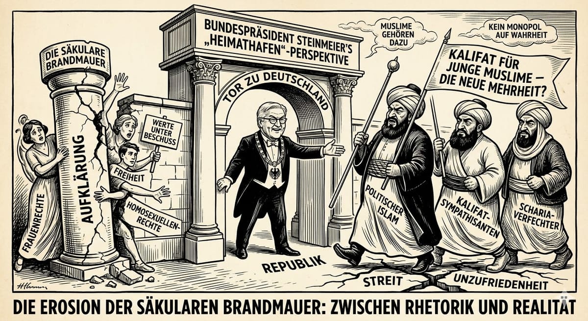 Steinmeier und die „Heimathafen“-Illusion: Die Erosion der säkularen Brandmauer
