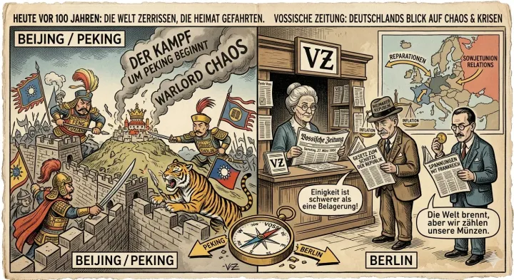Der Kampf um Peking beginnt: Ein Blick zurück in die Vossische Zeitung