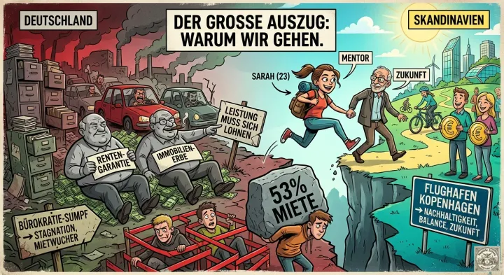 „Danke für nichts“: Warum die Generation Z Deutschland jetzt den Rücken kehrt