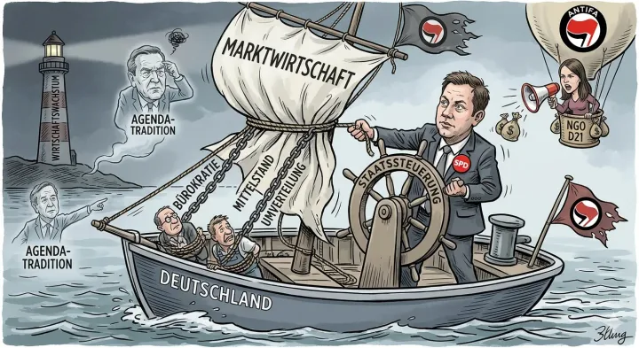 Lars Klingbeil: Zwischen Staatsdirigismus und Umverteilung