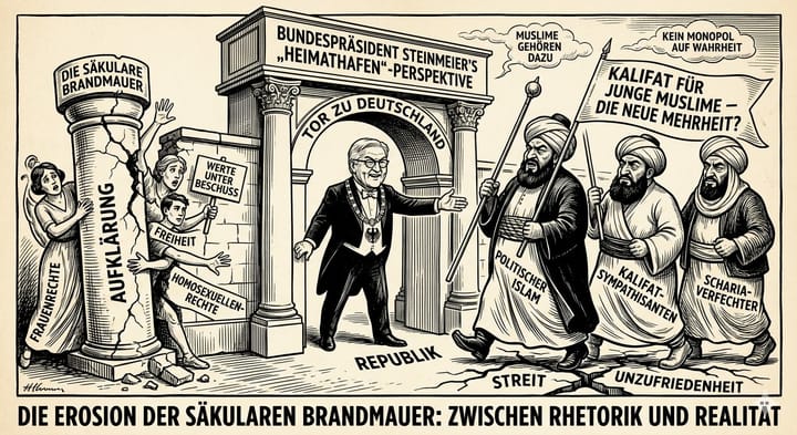 Steinmeier und die „Heimathafen“-Illusion: Die Erosion der säkularen Brandmauer